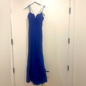 Royal Blue Bridesmaids Wedding Mermaid Dress